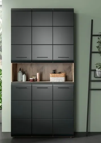 Bad Set Ice 10 | 3-teilig | Nox Oak / schwarz matt