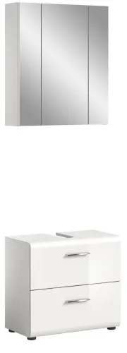 Bad Set Ice 9 | 2-teilig | weiß / weiß Hochglanz