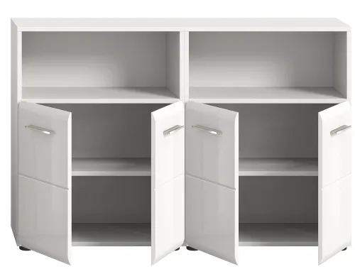 Bad Set Ice 3 | 2-teilig | weiß / weiß Hochglanz