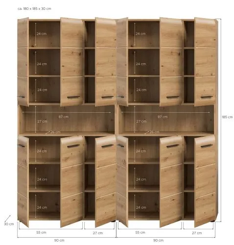 Bad Set Ice 3a | 2-teilig | Artisan Oak