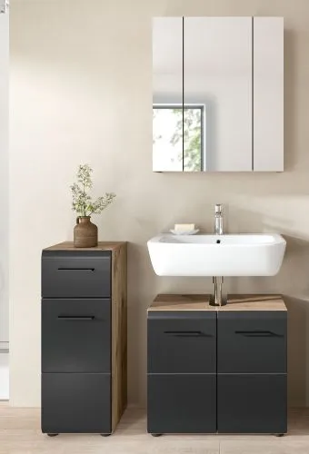 Bad Set Ice 5 | 3-teilig | Nox Oak / schwarz matt