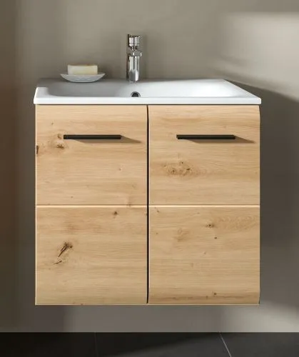 Bad Set Ice 8 | 3-teilig | Artisan Oak ohne Beleuchtung