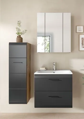 Bad Set Ice 9 | 3-teilig | Nox Oak / schwarz matt