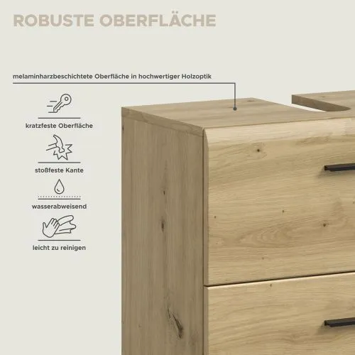 Bad Set Ice auf Rollen | 2-teilig | Artisan Oak