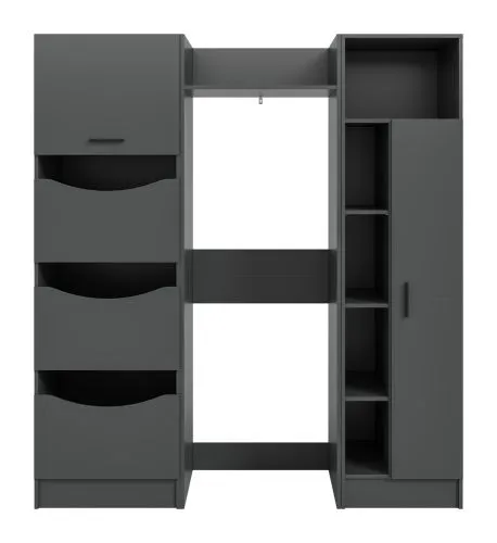 Bad Set Waschmaschinenumbau Set Free 1 | 3-teilig | anthrazit