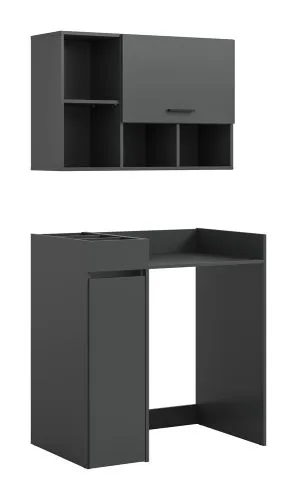 Bad Set Waschmaschinenumbau Set Free | 3-teilig | anthrazit