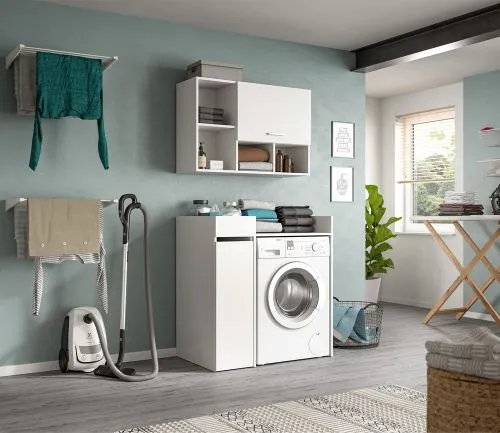 Bad Set Waschmaschinenumbau Set Free | 3-teilig | weiß