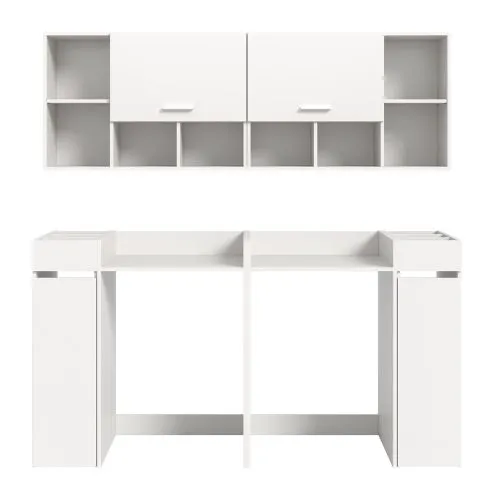 Bad Set Waschmaschinenumbau Set Free | 6-teilig | weiß