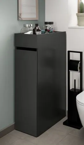 Badezimmer Kommode | Ausziehregal l Free | anthrazit