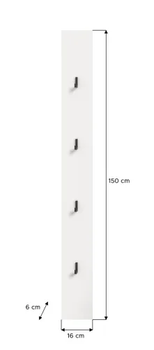 Badezimmer Paneel Prisma | weiß / weiß Hochglanz