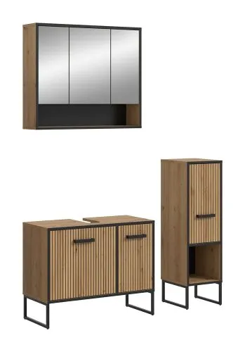 Badezimmer-Set Bagno 1 | Artisan Oak | 3-teilig