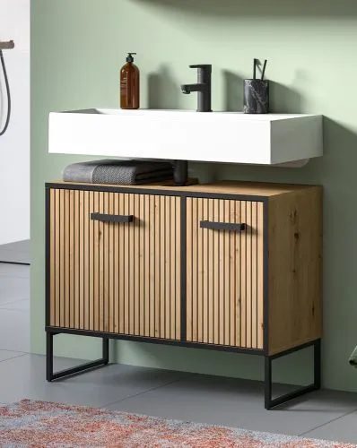 Badezimmer-Set Bagno 1 | Artisan Oak | 3-teilig ohne Beleuchtung