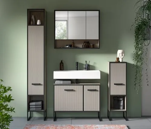 Badezimmer-Set Bagno 2 | Kaschmir | 4-teilig