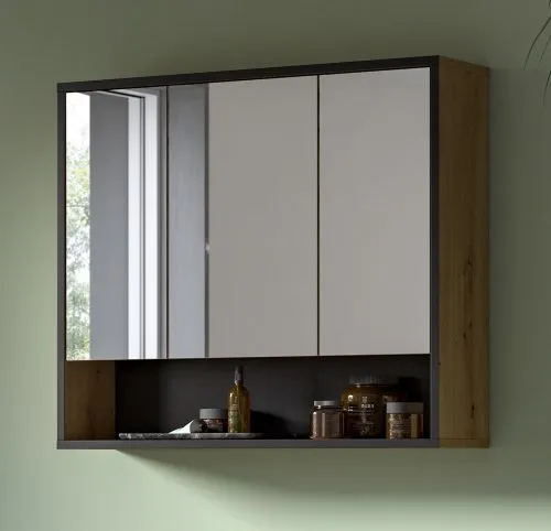Badezimmer-Set Bagno 3 | Artisan Oak | 3-teilig mit Beleuchtung