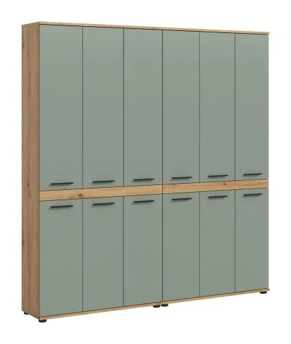 Badezimmer-Set Blake 1 | Salbei / Artisan Eiche | 2-teilig