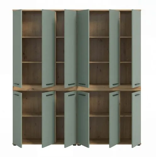 Badezimmer-Set Blake 1 | Salbei / Artisan Eiche | 2-teilig