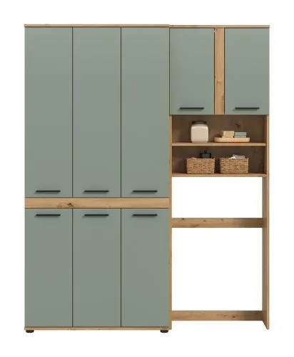 Badezimmer-Set Blake 2 | Salbei / Artisan Eiche | 2-teilig