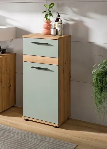 Badezimmer-Set Blake | Salbei / Artisan Eiche | 5-teilig