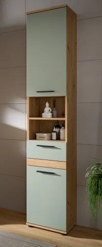 Badezimmer-Set Blake | Salbei / Artisan Eiche | 5-teilig