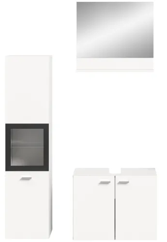 Badezimmer Set Boston 2 | 3-teilig | weiß