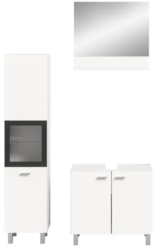Badezimmer Set Boston 2 | 3-teilig | weiß