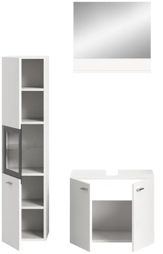 Badezimmer Set Boston 2 | 3-teilig | weiß