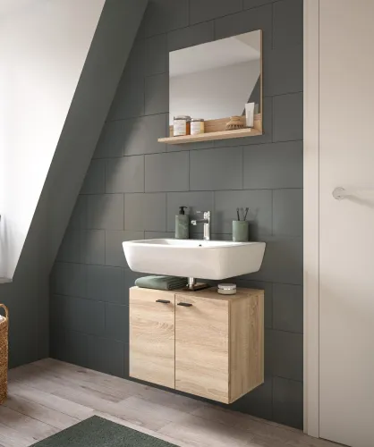 Badezimmer Set Boston | 2-teilig | Eiche Sonoma