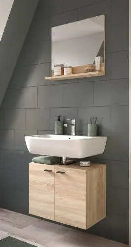 Badezimmer Set Boston | 2-teilig | Eiche Sonoma