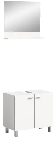 Badezimmer Set Boston | 2-teilig | weiß