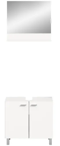 Badezimmer Set Boston | 2-teilig | weiß