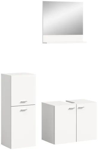 Badezimmer Set Boston 3 | 3-teilig | weiß