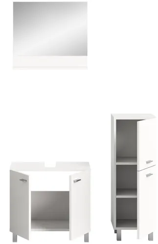 Badezimmer Set Boston 3 | 3-teilig | weiß