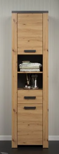 Badezimmer-Set Follow | Artisan Eiche / Matera grau | 4-teilig