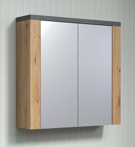 Badezimmer-Set Follow | Artisan Eiche / Matera grau | 4-teilig