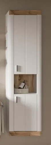 Badezimmer-Set Laredo | Nox Oak / weiß | 4-teilig