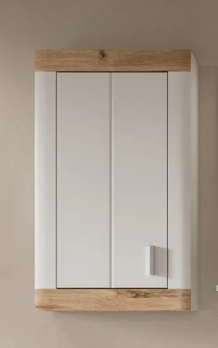 Badezimmer-Set Laredo | Nox Oak / weiß | 4-teilig ohne Handtuchhalter