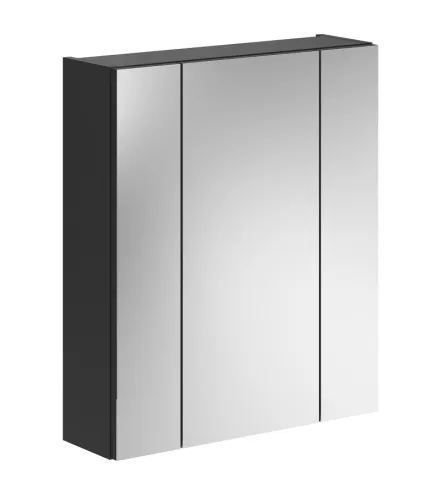 Badezimmer Set Linus | schwarz Hochglanz | 3-teilig