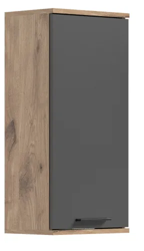 Badezimmer-Set Mason 1 | Nox Oak / Basalt grau | 4-teilig