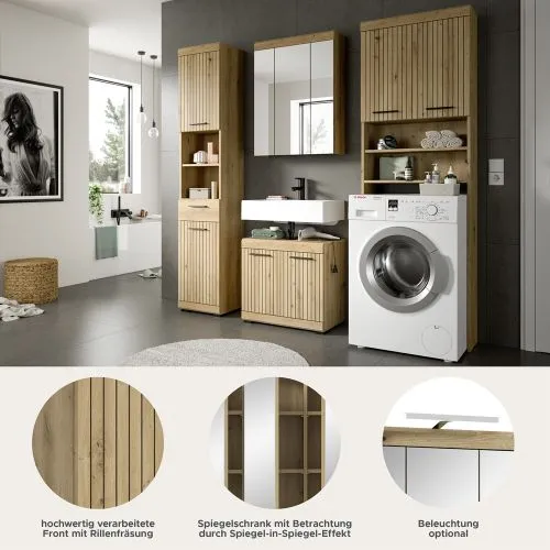 Badezimmer-Set Scout 1 | Artisan Eiche | 4-teilig