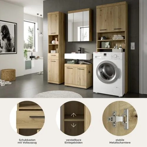 Badezimmer-Set Scout 1 | Artisan Eiche | 4-teilig ohne