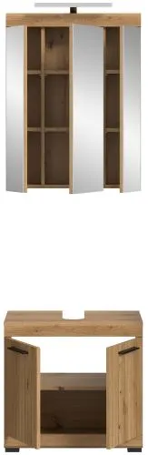 Badezimmer-Set Scout 2 | Artisan Eiche | 2-teilig ohne Aufsatzleuchte