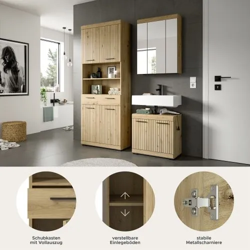 Badezimmer-Set Scout 2 | Artisan Eiche | 3-teilig