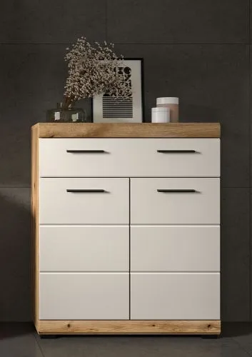 Badezimmer-Set Scout 2 | Kaschmir / Evoak Oak | 3-teilig