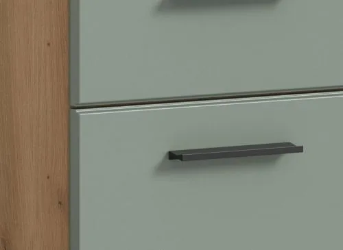 Badezimmer-Set Scout 6 | Salbei / Artisan Eiche | 2-teilig | mit Aufsatzleuchte