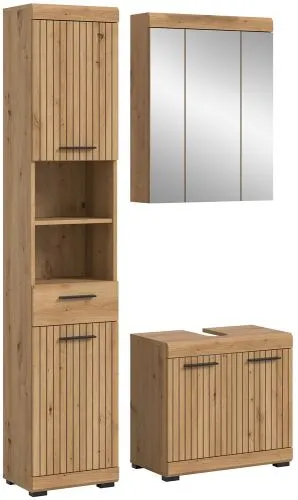 Badezimmer-Set Scout | Artisan Eiche | 3-teilig ohne Aufsatzleuchte