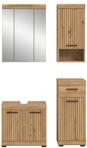 Badezimmer-Set Scout | Artisan Eiche | 4-teilig ohne Aufsatzleuchte