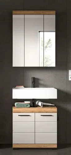 Badezimmer-Set Scout | Kaschmir / Evoak Oak | 2-teilig ohne Aufsatzleuchte