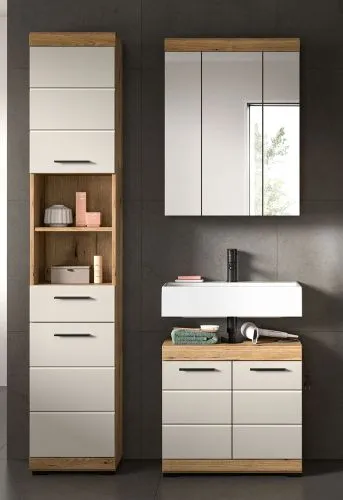 Badezimmer-Set Scout | Kaschmir / Evoak Oak | 3-teilig