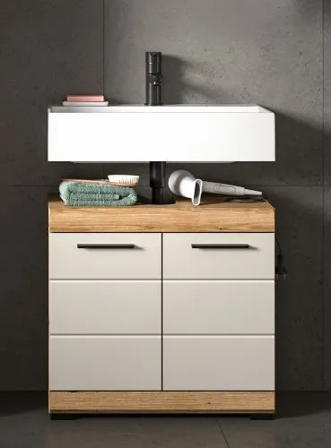 Badezimmer-Set Scout | Kaschmir / Evoak Oak | 5-teilig ohne Aufsatzleuchte