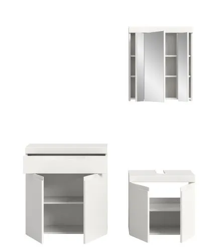 Badezimmer-Set Viana 1 | 3-teilig | weiß